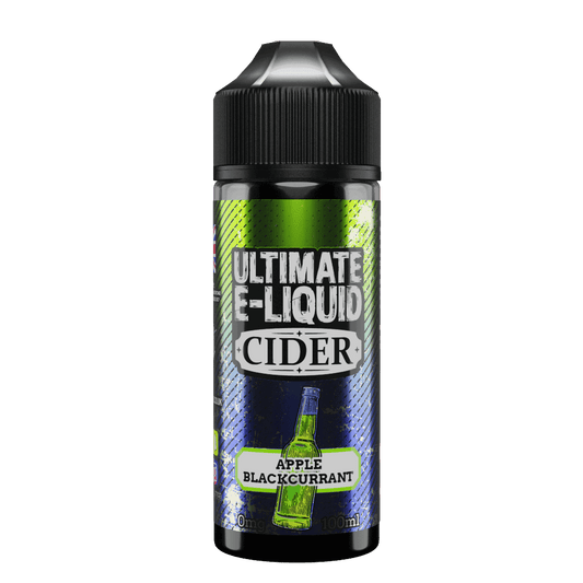 Cider Apple & Blackcurrant 100ml Shortfill E-liquid by Ultimate Juice - Shop Vapour