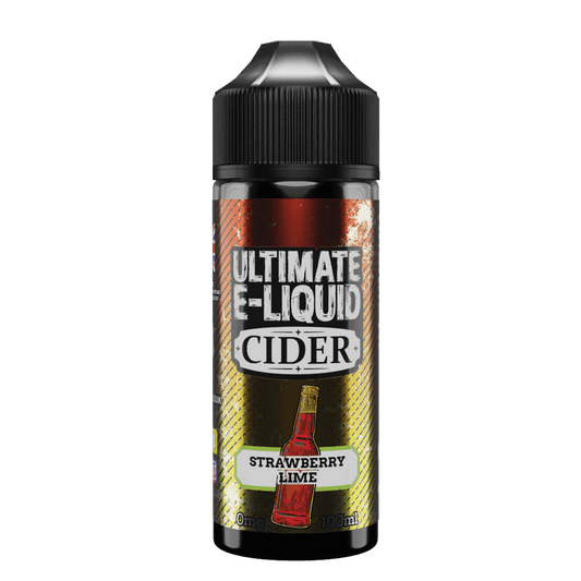 Cider Strawberry Lime 100ml Shortfill E-liquid by Ultimate Juice - Shop Vapour