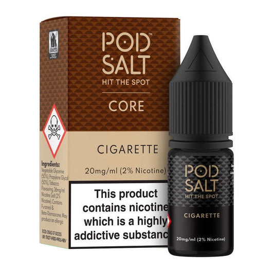 Cigarette Nic Salt E-Liquid by Pod Salt Core - Shop Vapour