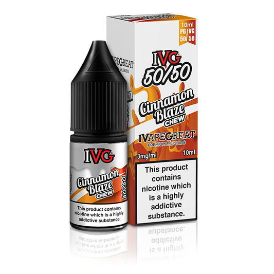Cinnamon Blaze 10ml E-Liquid by IVG 50/50 - Shop Vapour