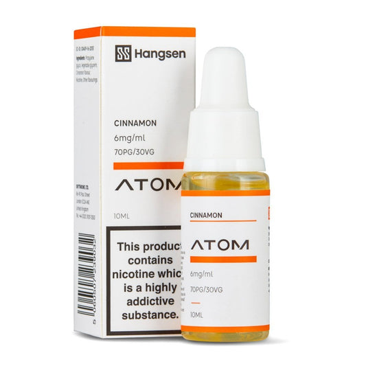 Cinnamon Nic Salt E-Liquid by Hangsen Atom - Shop Vapour
