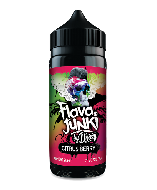 Citrus Berry E-liquid 100ml Shortfill E-Liquid by Flava Junki - Shop Vapour
