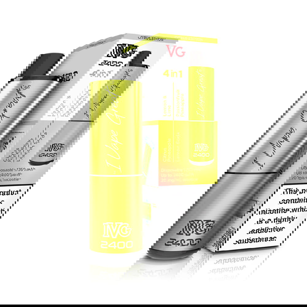 Citrus Edition IVG 2400 Disposable Vape - Shop Vapour