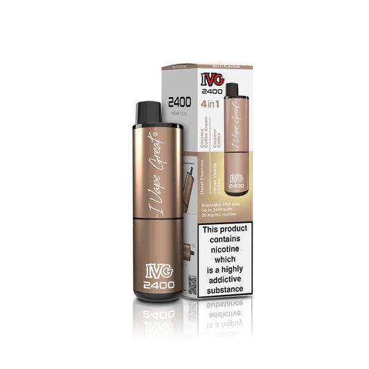 Coffee Edition IVG 2400 Disposable Vape - Shop Vapour