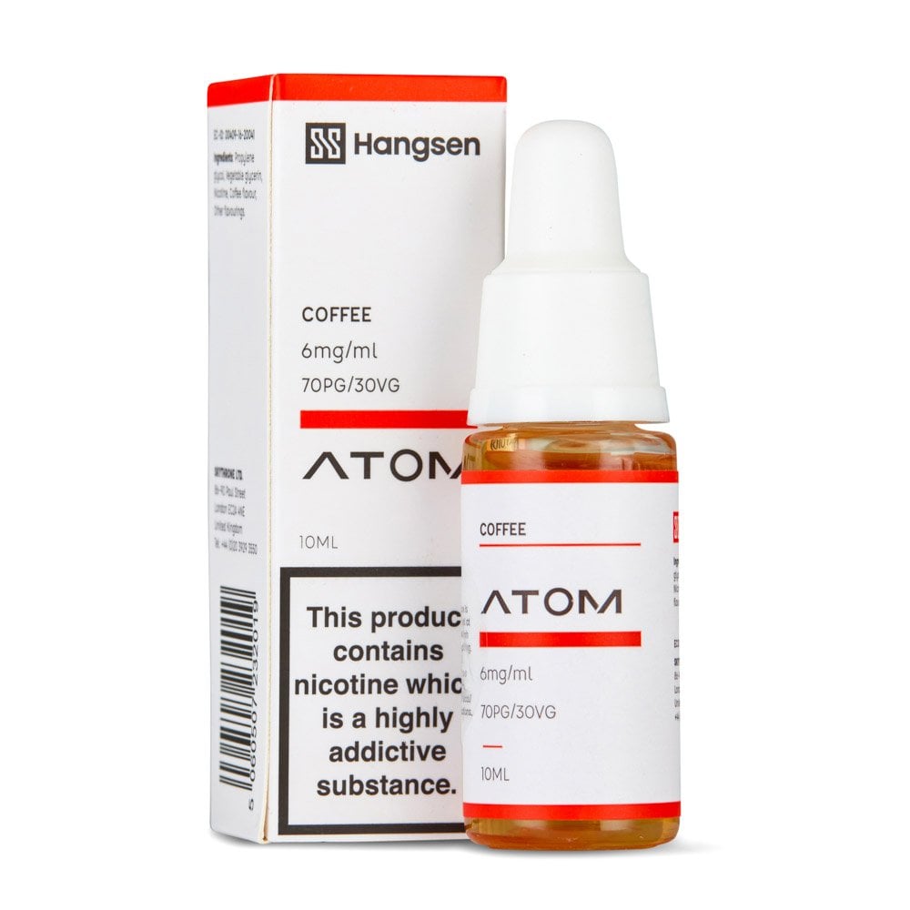 Coffee Nic Salt E-Liquid by Hangsen Atom - Shop Vapour