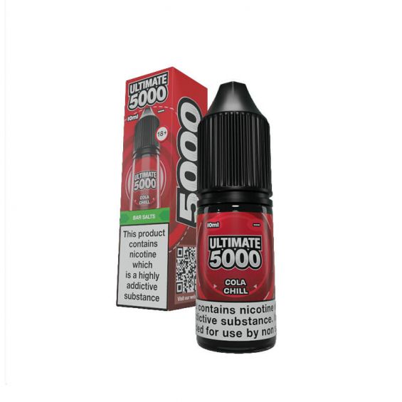 Cola Chill 10ml Nic Salt E-Liquid by Ultimate Bar 5000 - Shop Vapour
