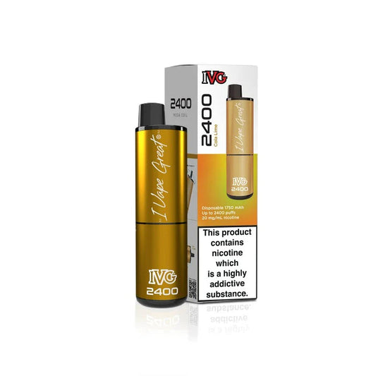 Cola Lime IVG 2400 Disposable Vape - Shop Vapour