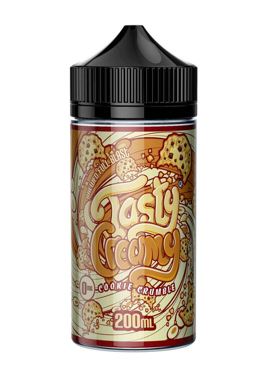 Cookie Crumble 200ml Shortfill E-Liquid by Tasty Creamy - Shop Vapour