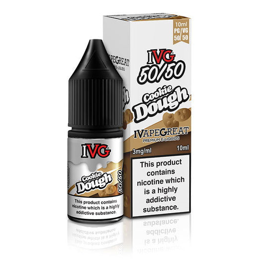 Cookie Dough 10ml E-Liquid by IVG 50/50 - Shop Vapour