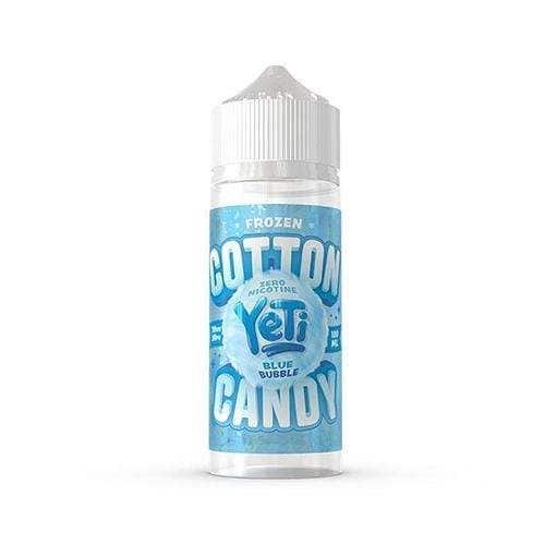 Cotton Candy Blue Bubble Shortfill E-Liquid by YeTi Frozen 100ml - Shop Vapour