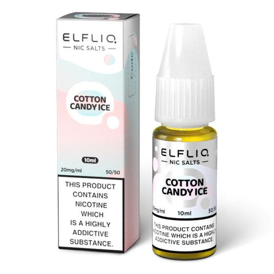 Cotton Candy Ice Nic Salt E-Liquid by Elf Bar Elfliq - Shop Vapour
