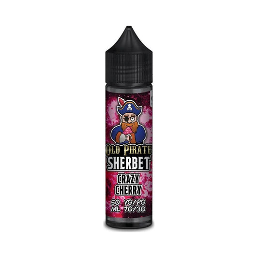 Crazy Cherry 50ml Shortfill E-Liquid by Old Pirate Sherbet - Shop Vapour