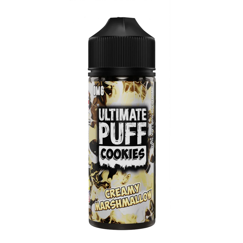Creamy Marshallow 100ml Shortfill E-Liquid by Ultimate Puff Cookies - Shop Vapour