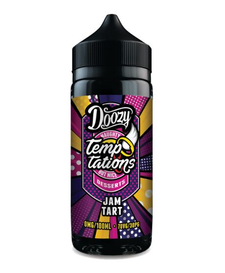 Doozy Temptations Jam Tart Shortfill E-Liquid - Shop Vapour