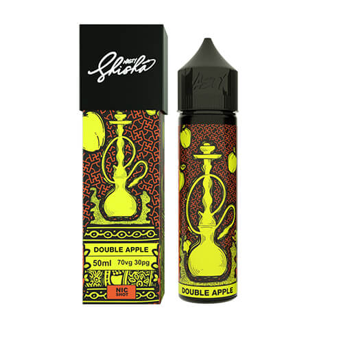 Double Apple 50ml Shortfill E-Liquid by Nasty Shisha Series - Shop Vapour