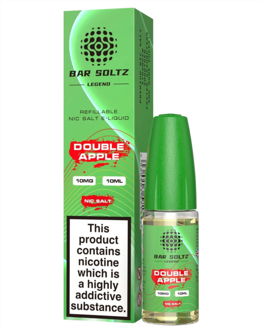 Double Apple Nic Salt E-Liquid by Bar Soltz Legend - Shop Vapour