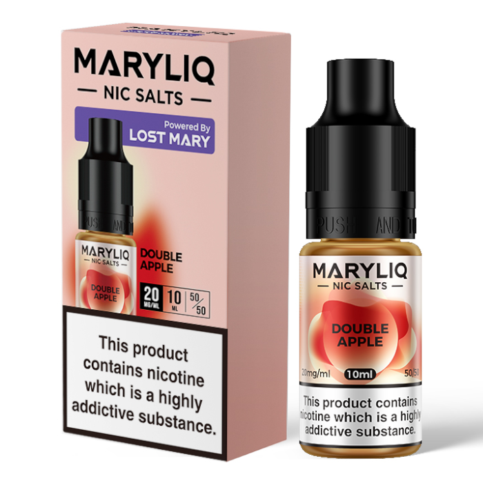 Double Apple Nic Salt E-Liquid by Lost Mary Maryliq - Shop Vapour