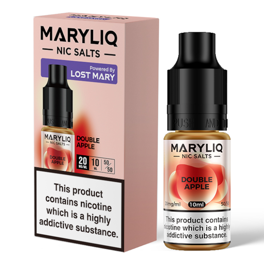 Double Apple Nic Salt E-Liquid by Lost Mary Maryliq - Shop Vapour