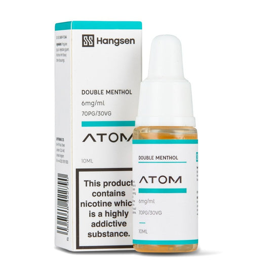 Double Menthol Nic Salt E-Liquid by Hangsen Atom - Shop Vapour