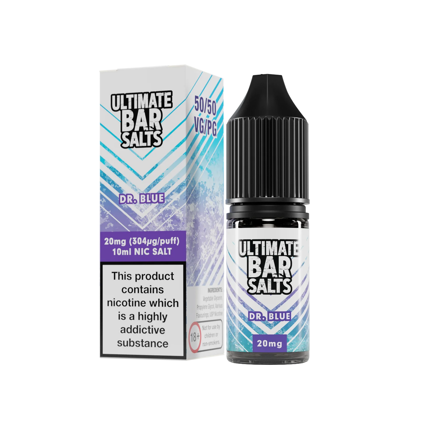 Dr Blue Nic Salt E-Liquid by Ultimate Bar Salts - Shop Vapour
