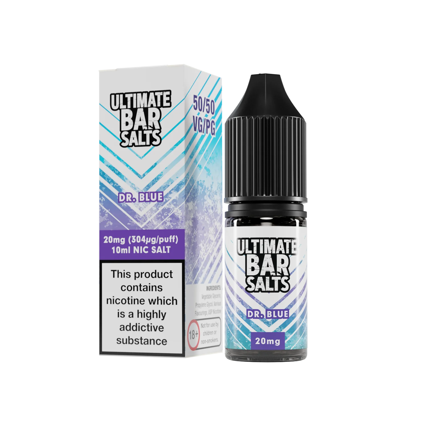 Dr Blue Nic Salt E-Liquid by Ultimate Bar Salts - Shop Vapour