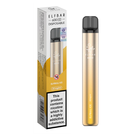 Elfbull Ice Elf Bar 600 V2 Disposable Vape - Shop Vapour
