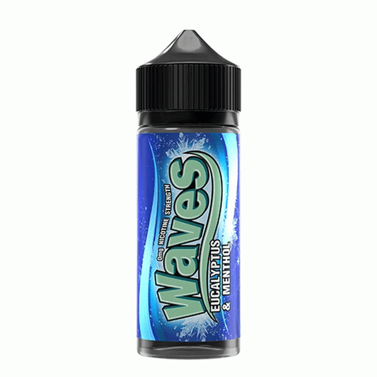 Eucalyptus & Menthol 100ml Shortfill E-Liquid by Waves - Shop Vapour