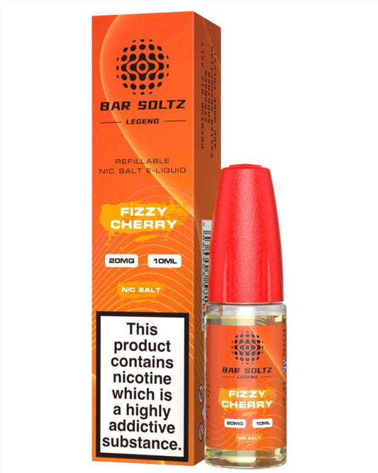 Fizzy Cherry Nic Salt E-Liquid by Bar Soltz Legend - Shop Vapour