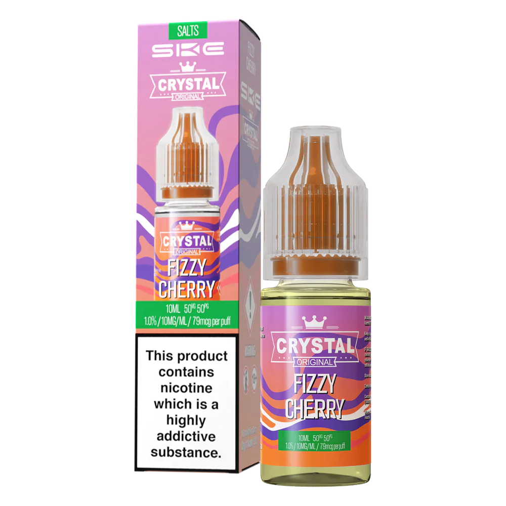 Fizzy Cherry Nic Salt E-Liquid by SKE Crystal Original - Shop Vapour