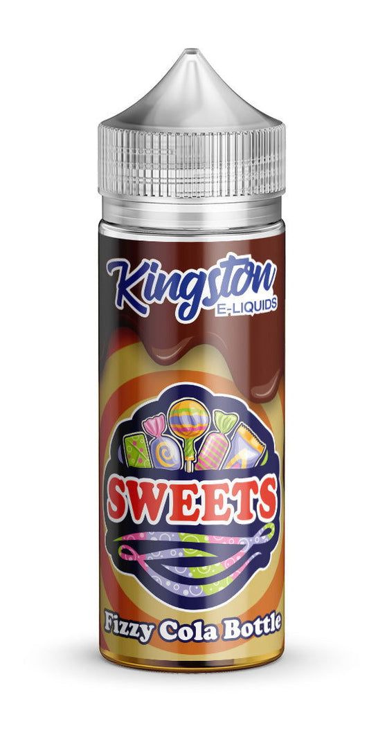 Fizzy Cola Bottles 100ml Shortfill E-Liquid by Kingston Sweets - Shop Vapour