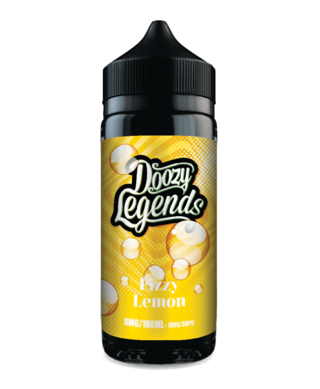 Fizzy Lemon 100ml Shortfill E-Liquid by Doozy Legends - Shop Vapour