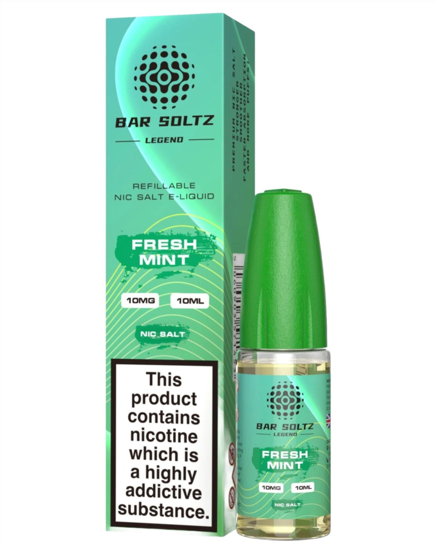 Fresh Mint Nic Salt E-Liquid by Bar Soltz Legend - Shop Vapour