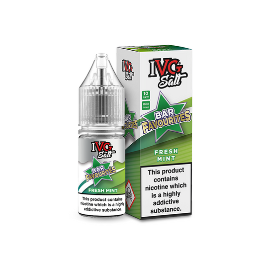 Fresh Mint Nic Salt E-Liquid by IVG Bar Favourites - Shop Vapour