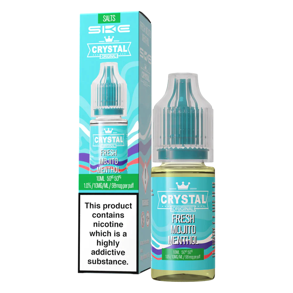 Fresh Mojito Menthol Nic Salt E-Liquid by SKE Crystal Original - Shop Vapour