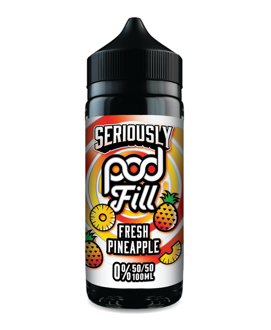 Fresh Pineapple 100ml Shortfill E-Liquid by Seriously Pod Fill - Shop Vapour