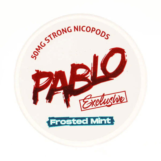 Frosted Mint Nicotine Pouches by Pablo Exclusive - Shop Vapour