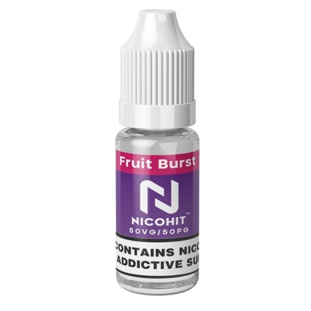 Fruit Burst 10ml 50/50 E-Liquid by Nicohit - Shop Vapour