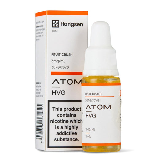 Fruit Crush Nic Salt E-Liquid by Hangsen Atom - Shop Vapour
