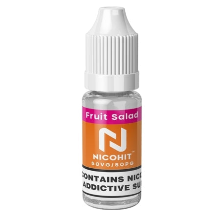 Fruit Salad 10ml 50/50 E-Liquid by Nicohit - Shop Vapour