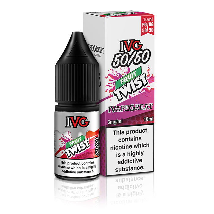 Fruit Twist 10ml E-Liquid by IVG 50/50 - Shop Vapour