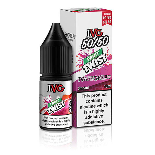 Fruit Twist 10ml E-Liquid by IVG 50/50 - Shop Vapour