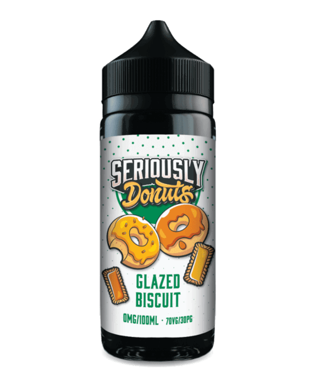 Glazed Biscuit 100mol Shortfill E-liquid by Seriously Donuts - Shop Vapour