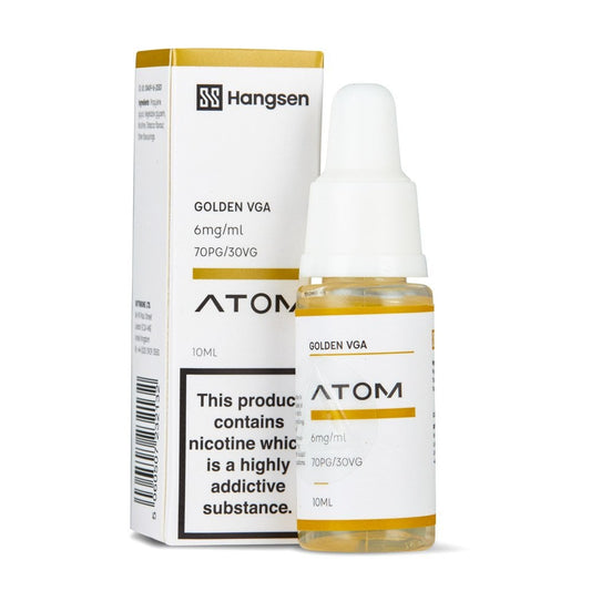 Golden VGA Nic Salt E-Liquid by Hangsen Atom - Shop Vapour
