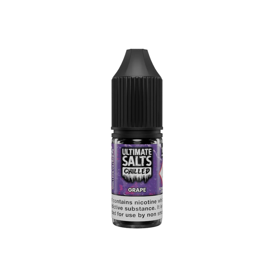 Grape 10ml Nic Salt E-Liquid by Ultimate Salt Chilled - Shop Vapour