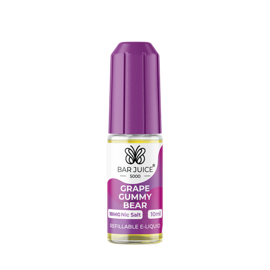 Grape Gummy Bear Nic Salt E-Liquid by Bar Juice 5000 - Shop Vapour