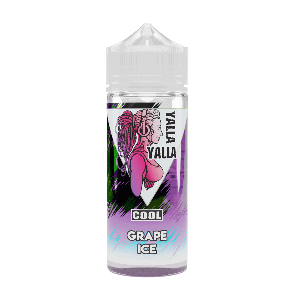 Grape Ice Shortfill E-Liquid by Yalla Yalla Cool - Shop Vapour