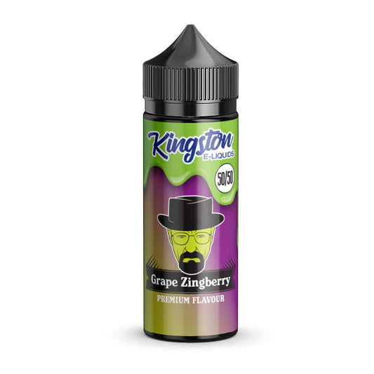 Grape Zingberry 100ml Shortfill E-Liquid by Kingston 50/50 - Shop Vapour