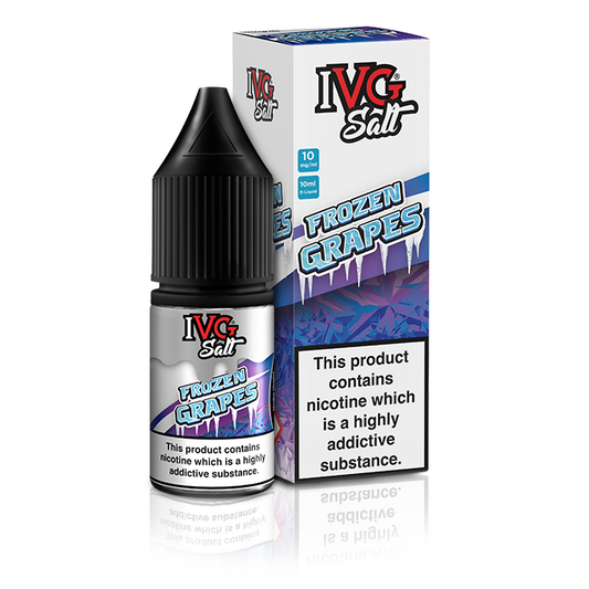 Grapes 10ml Nic Salt E-Liquid by IVG Frozen - Shop Vapour