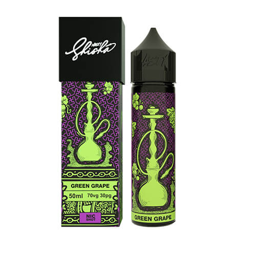 Green Grape 50ml Shortfill E-Liquid by Nasty Shisha Series - Shop Vapour