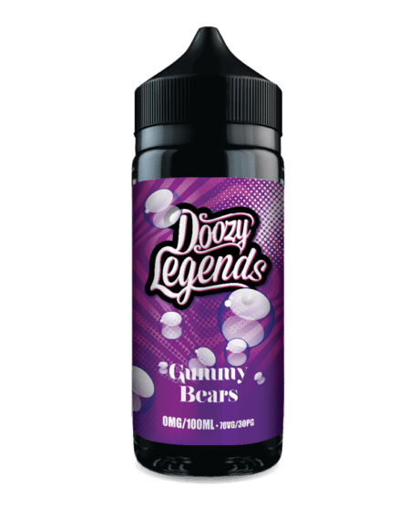 Gummy Bears 100ml Shortfill E-Liquid by Doozy Legends - Shop Vapour